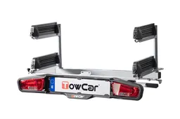 Trekhaakmontage skidrager voor 4 pr ski's Towcar Aneto